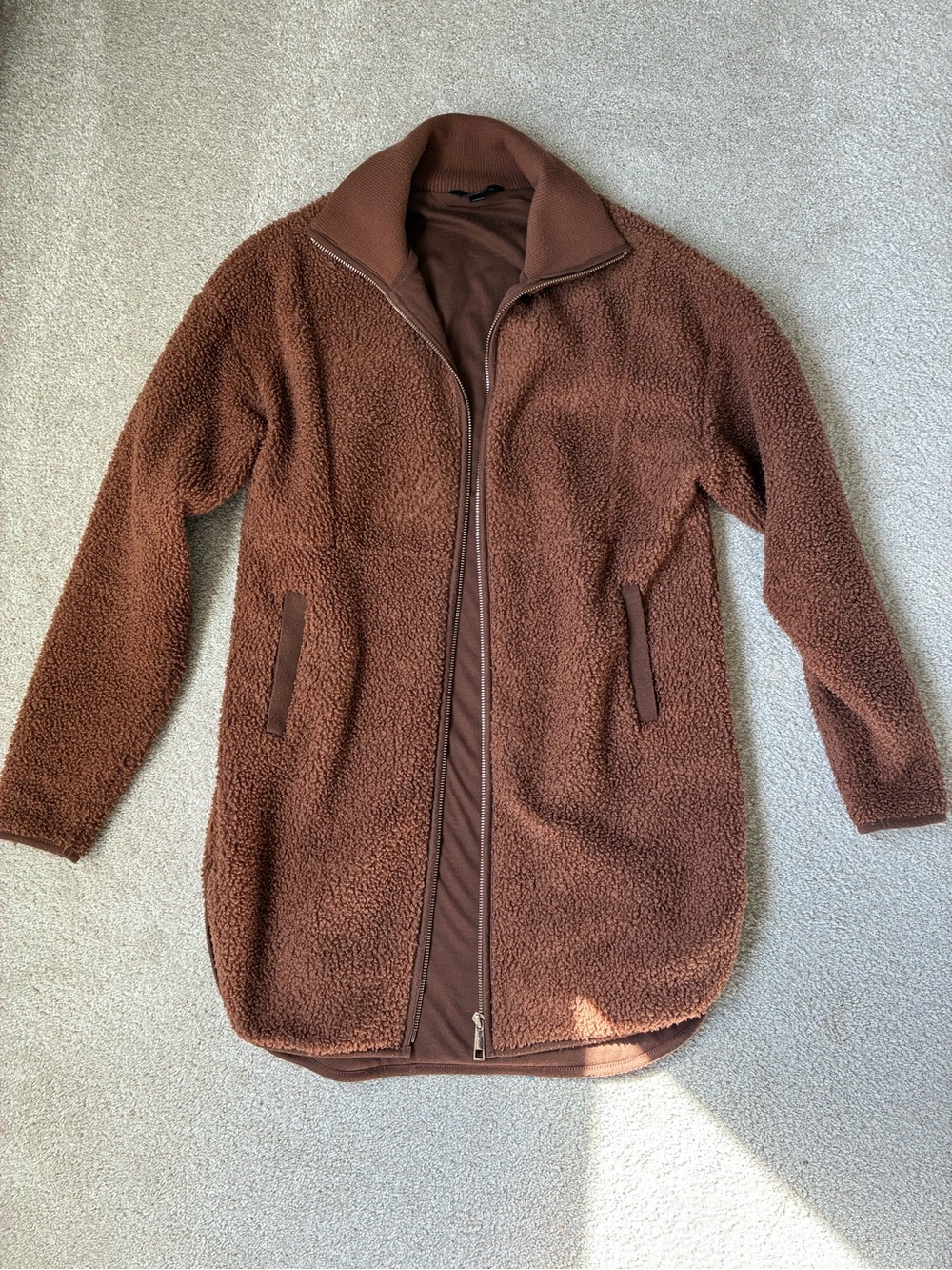 RW&CO. Women's Brown Sherpa Jacket